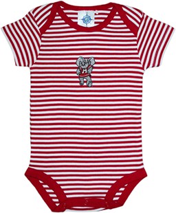 Alabama Big Al Newborn Infant Striped Bodysuit