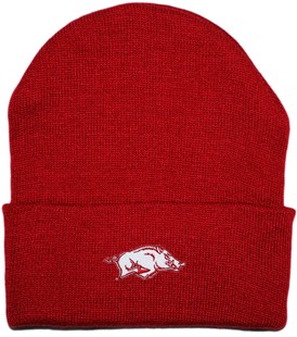 Arkansas Razorbacks Newborn Baby Knit Cap