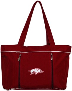 Arkansas Razorbacks Baby Diaper Bag with Changing Pad