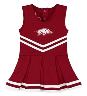 Authentic Arkansas Razorbacks Cheerleader Bodysuit Dress