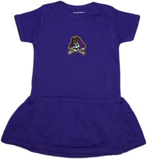 East Carolina Pirates Picot Bodysuit Dress