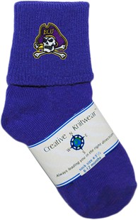 East Carolina Pirates Anklet Socks