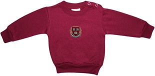 Harvard Crimson Veritas Shield with Wreath & Banner Sweat Shirt