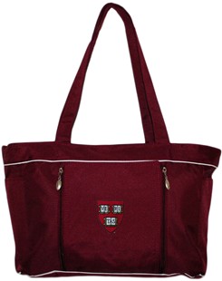 Harvard Crimson Veritas Shield Baby Diaper Bag with Changing Pad