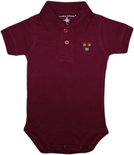 Harvard Crimson Veritas Shield Polo Bodysuit