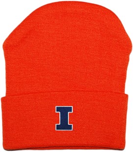 Illinois Fighting Illini Newborn Baby Knit Cap