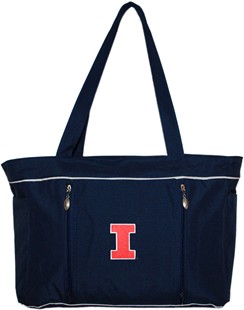 Illinois Fighting Illini Baby Diaper Bag with Changing Pad