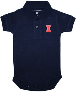 Illinois Fighting Illini Polo Bodysuit