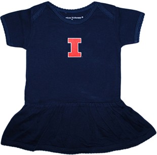 Illinois Fighting Illini Picot Bodysuit Dress