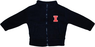 Official Illinois Fighting Illini Polar Fleece Zipper Jacket